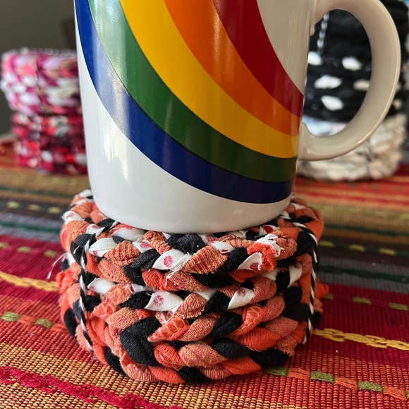 Set of Six Braided Coasters - Picture 7 of 13